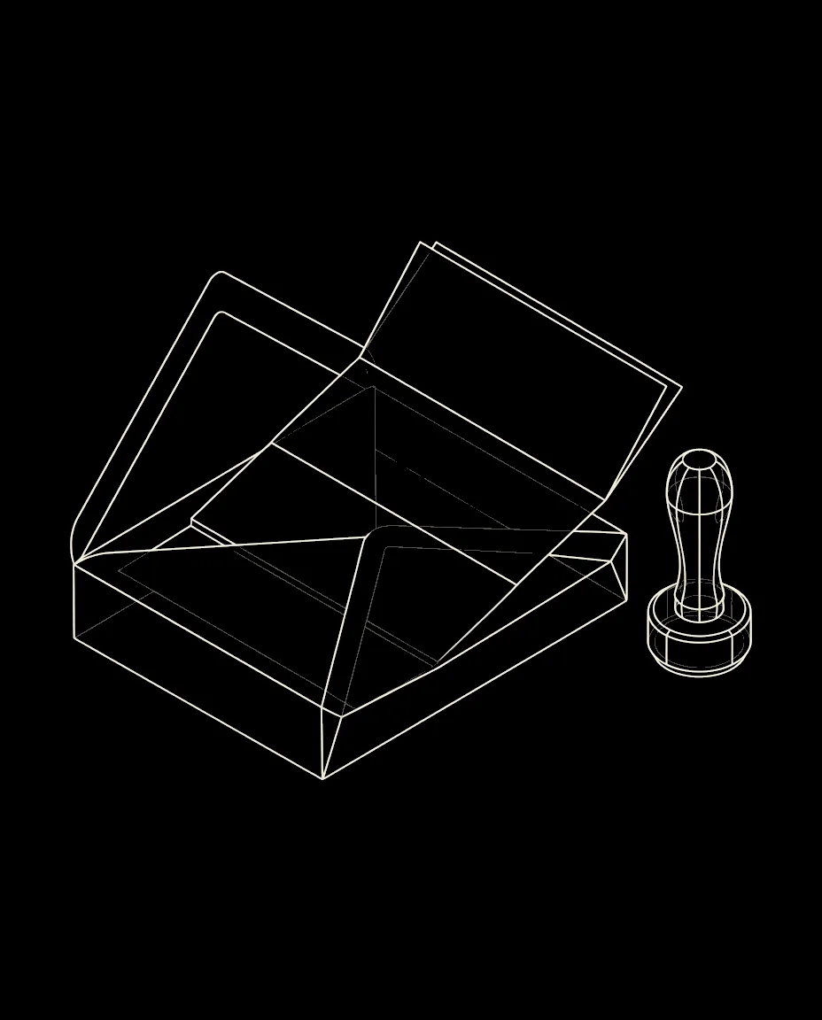 Isometric wireframe icon for Claims Lodgment