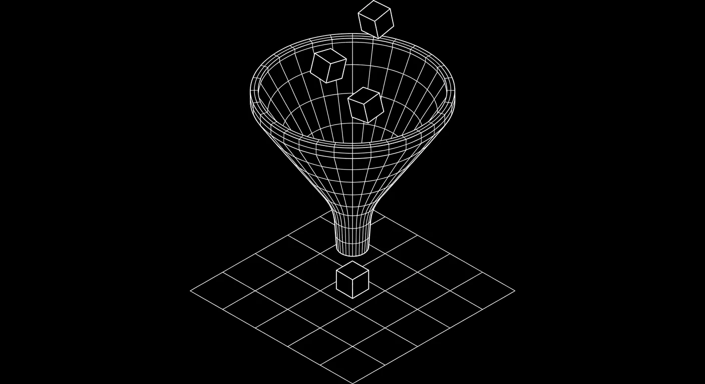 Isometric wireframe for Lead Qualification