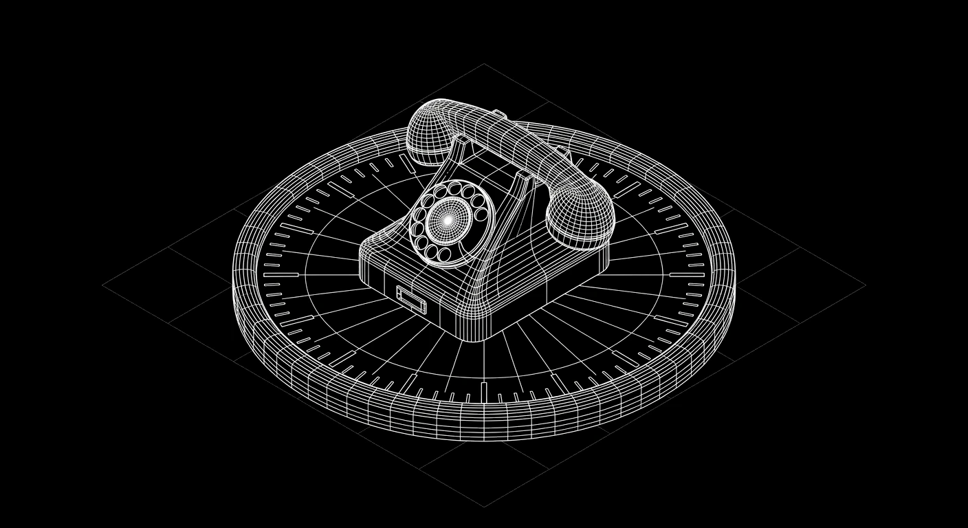 Isometric wireframe icon for 24/7 Coverage