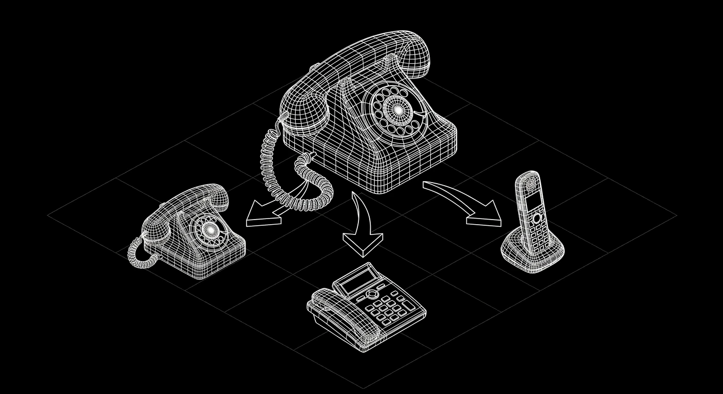 Isometric wireframe icon for Smart Routing